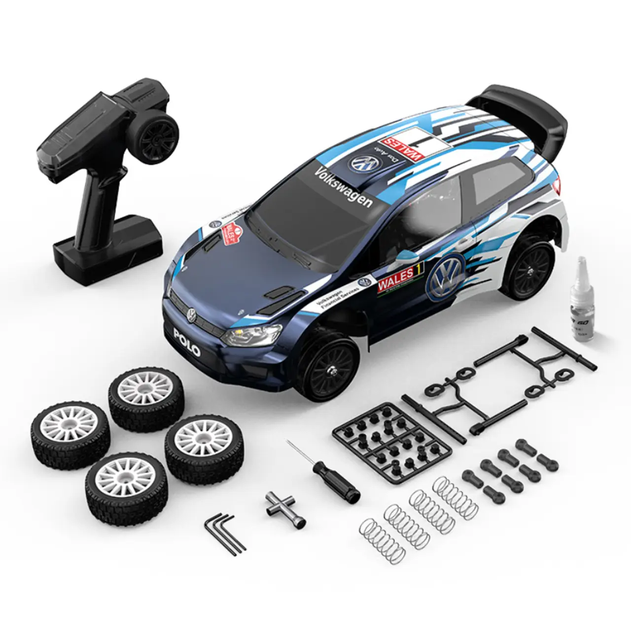 MJX MX-10304 MJX Hyper GO 10304 Volkswagen Polo R WRC 1:10 4WD RTR Brushless Detail 5 MJX MX-10304 Detail 5