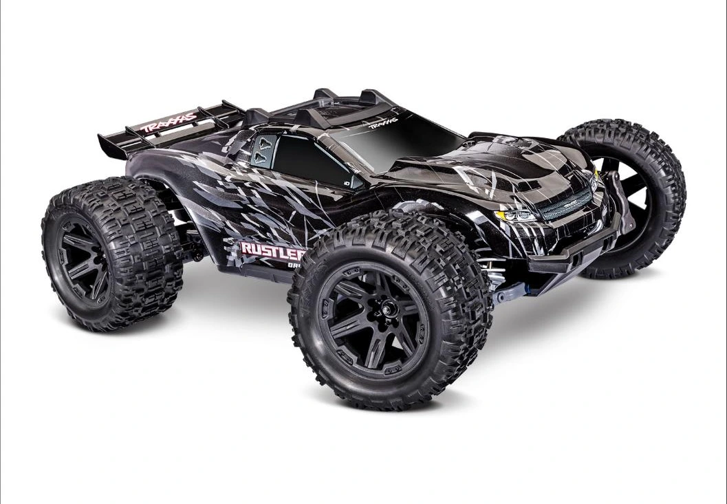 Traxxas 67464-4-BLK Traxxas Rustler 4X4 VXL Stadium Truck 1/10 RTR TRX67464-4 schwarz Traxxas 67464-4-BLK