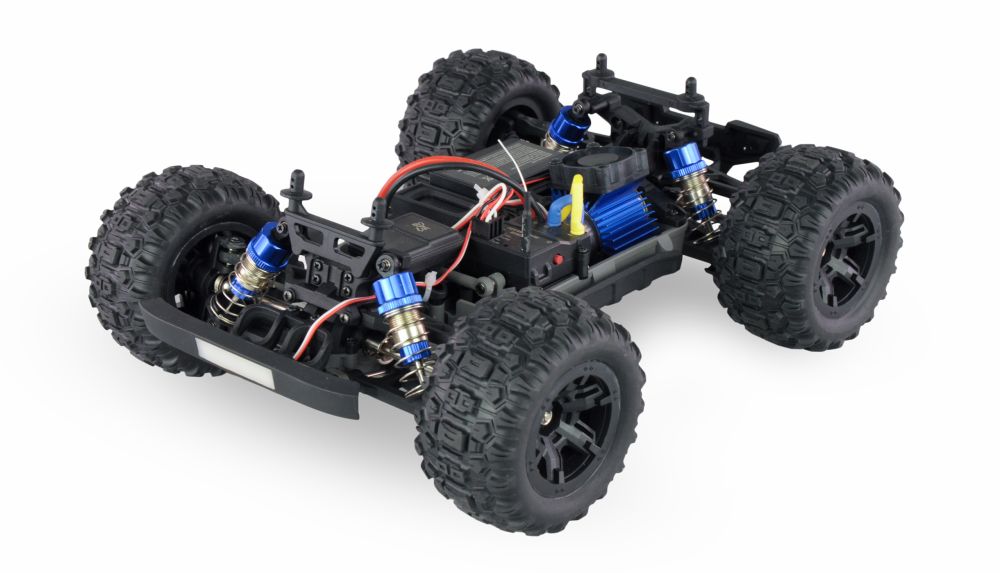 Amewi 22602 Hyper GO Monstertruck brushed 4WD mit GPS 1:16 RTR blau Detail 4 Amewi 22602 Detail 4