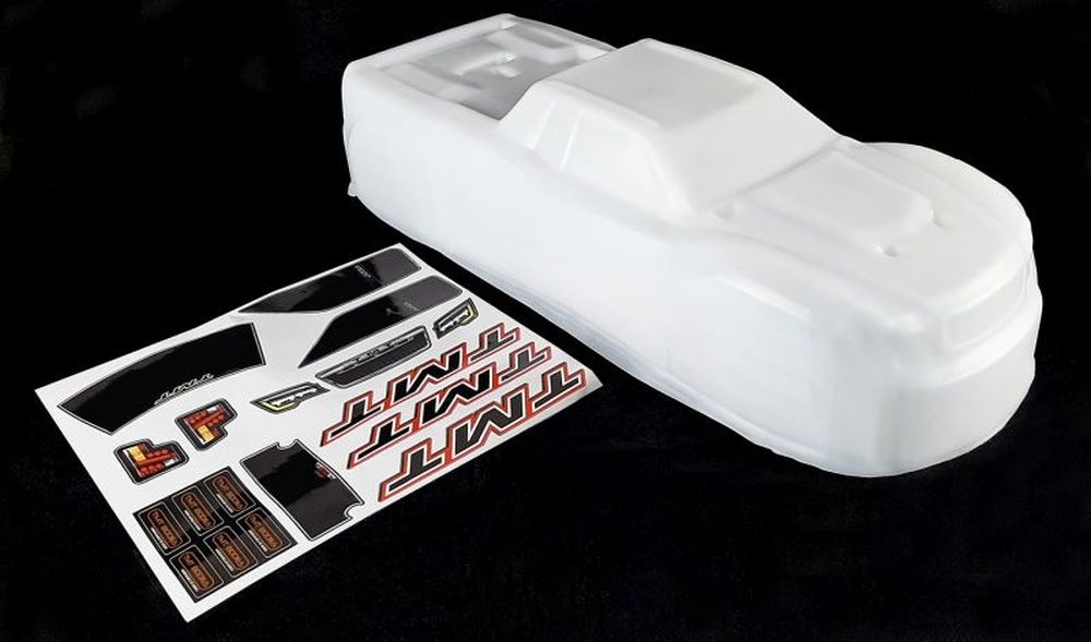 TMT Bodies TMTMXWD-W Wide Maxx Karosserie unbreakable weiss Detail 1 TMT Bodies TMTMXWD-W Detail 1
