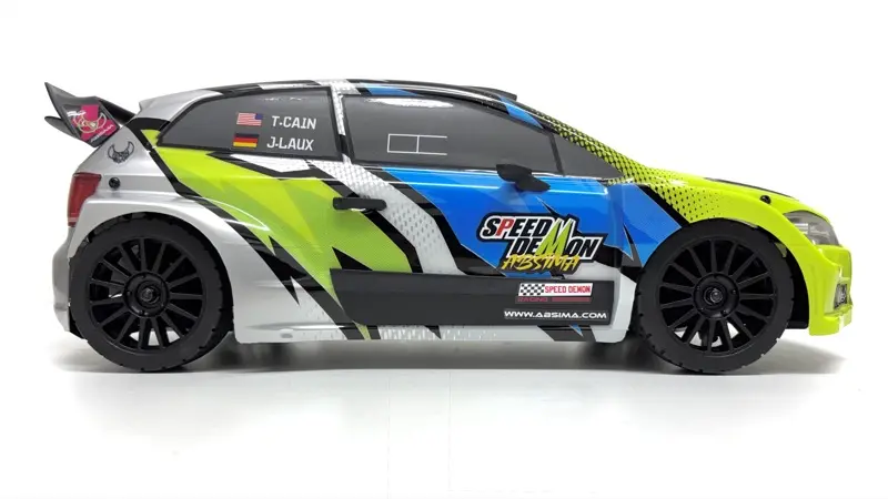 Absima 12123 Absima Speed Demon 1:12 4WD Brushless Rally Touring Car RTR weiss Detail 1 Absima 12123 Detail 1