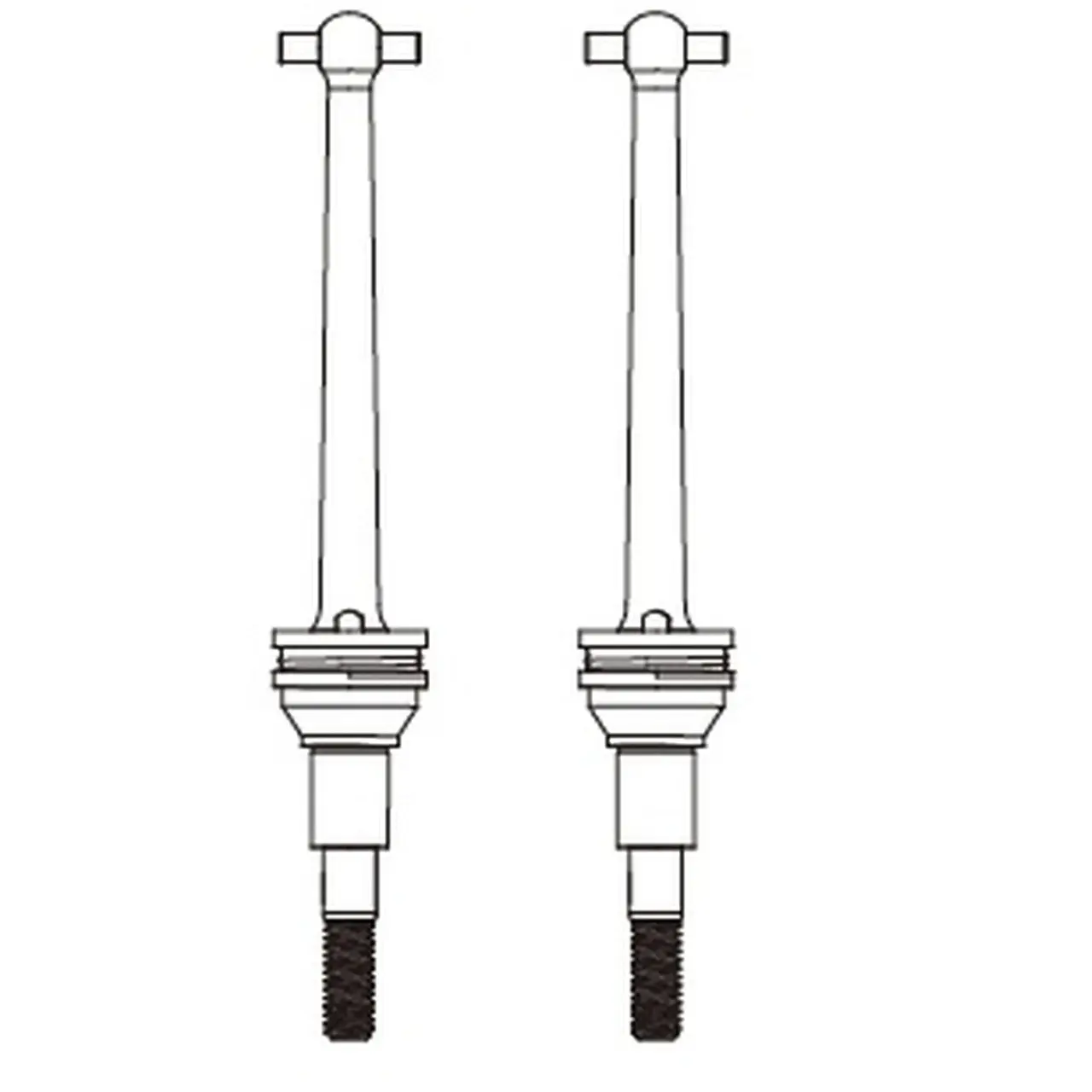 Amewi 012-P14417 CVD Antriebswellen (2) Hyper Go TX14 Amewi 012-P14417