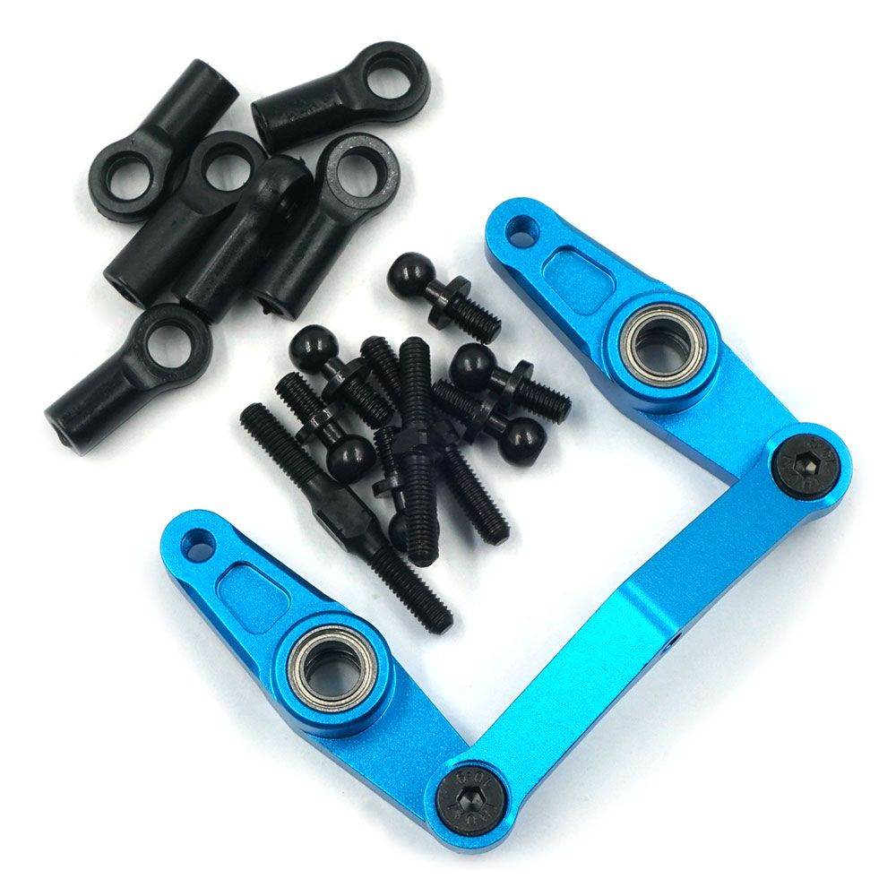 Yeah Racing TATT-042BU TT-01/-E Alu.-Umlenkung blau Yeah Racing TATT-042BU