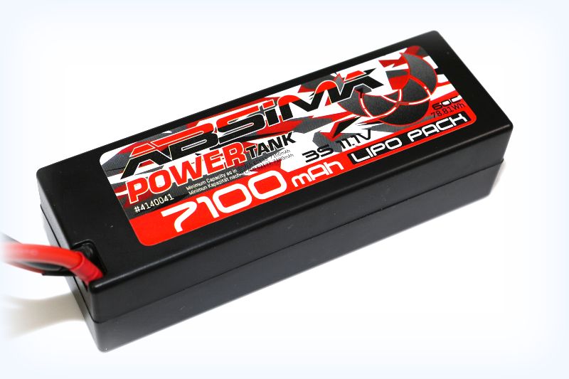 Absima 4140043 Power Tank LiPo Stick Pack 11,1V 60C 7100 Hardcase T-Plug Absima 4140043