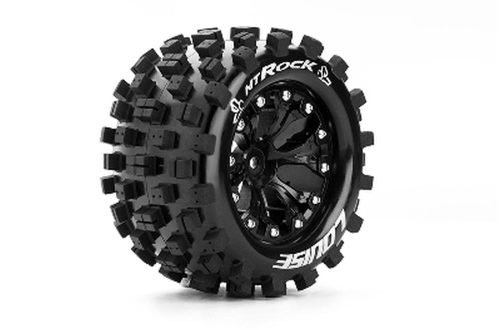 Louise RC LOUT3275SB MT-Rock 2.8" 1:10 Monster-Räder 0 Offset schwarz (2) Louise RC LOUT3275SB