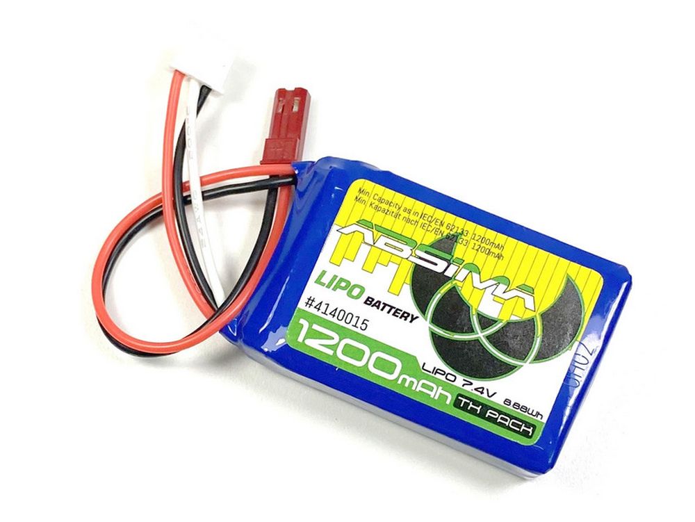 Absima 4140015 TX LiPo 2S 7.4V 1200mAh SC (BEC-plug) Absima 4140015