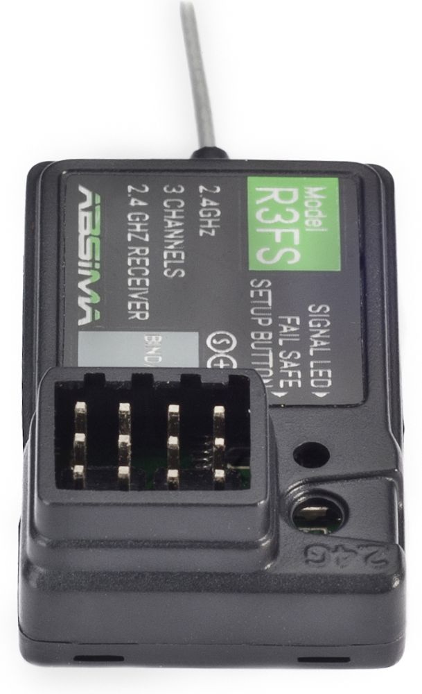 Absima 2020001 3 - Kanal Empfänger R3FS 2,4GHz Detail 1 Absima 2020001 Detail 1