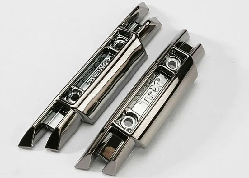 Traxxas 5335X Rammersatz vorn / hinten schwarz chrome (2) Traxxas 5335X