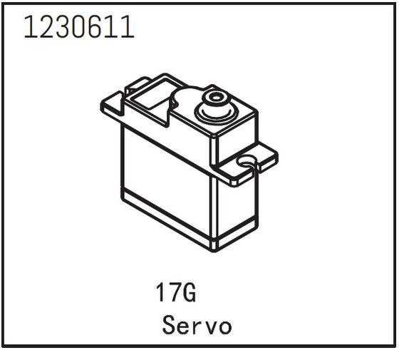 Absima 1230611 17g Mini Servo Absima 1230611