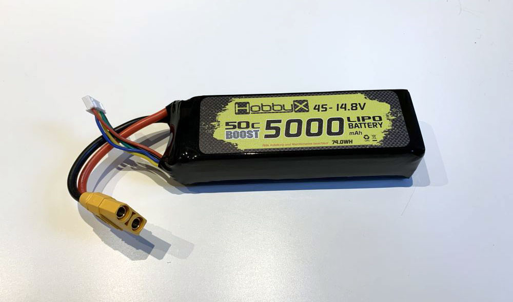 HobbyX HX595044X Car Softcase LiPo 14,8V 3S/5000/50C XT90 HobbyX HX595044X