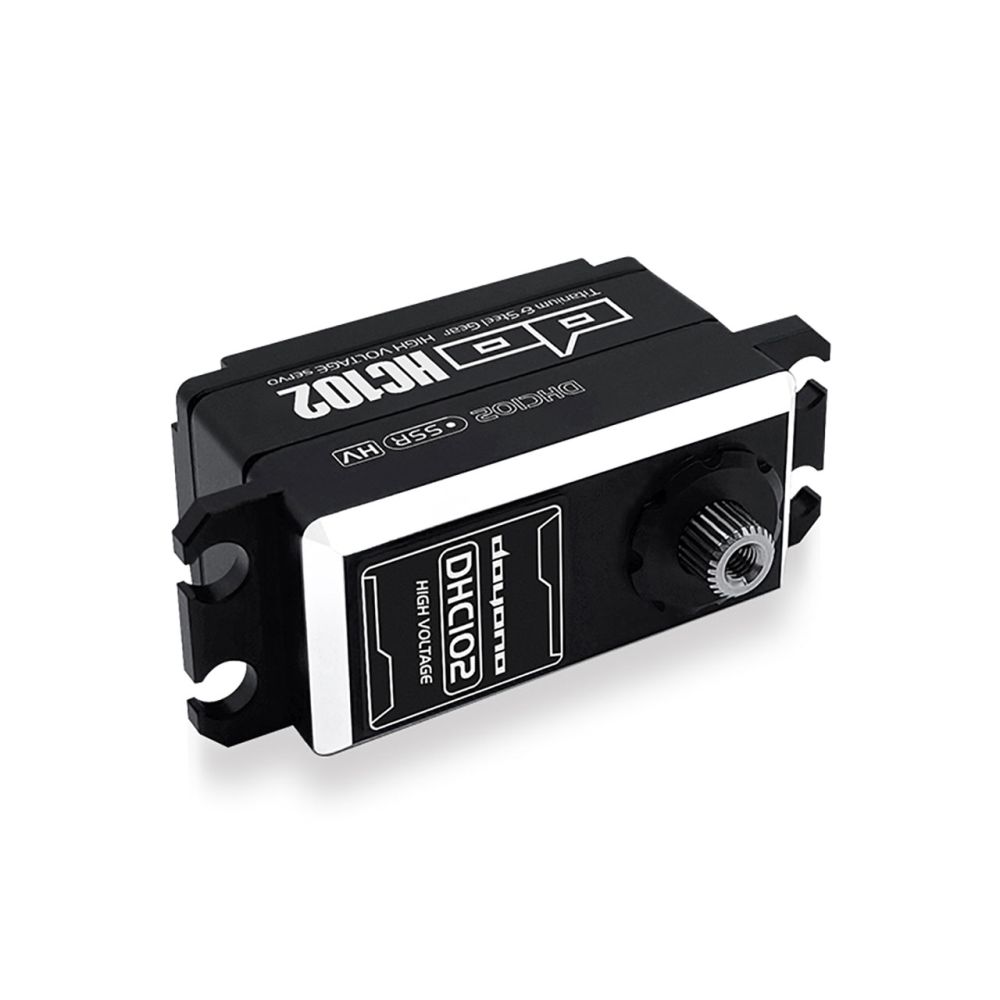 Doyono DHC102 Coreless Servo HV Low Profile 15.0kg/0.054sec CNC Alugehäuse Detail 1 Doyono DHC102 Detail 1