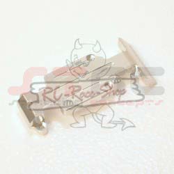 Team STRC ST5337RS REVO Alu.-Heckskidplate (silber) Team STRC ST5337RS