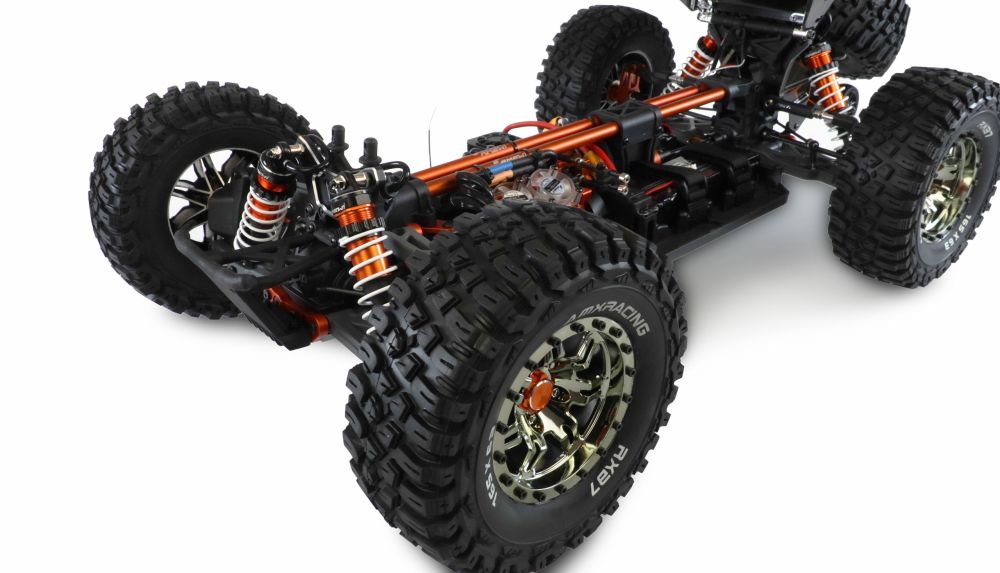 Amewi 22553 1:7 AMXRacing RXB7 Buggy schwarz 4WD RTR Detail 4 Amewi 22553 Detail 4