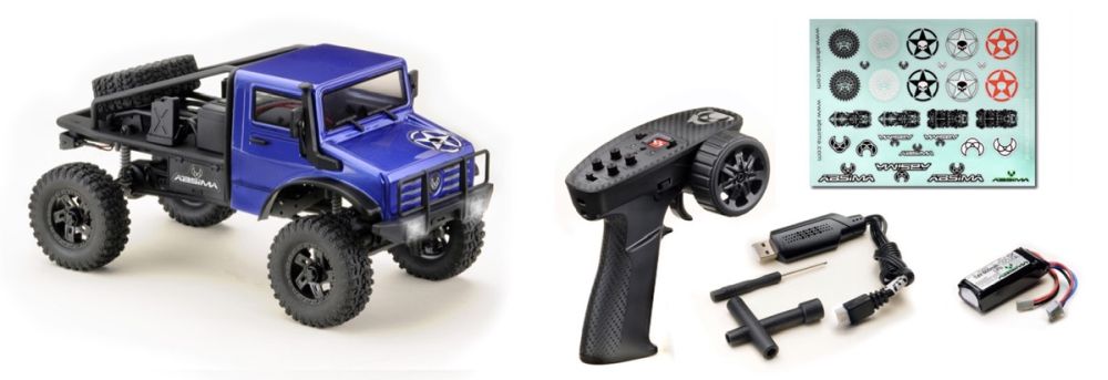 Hobby Plus AB1810304 Absima 1:18 EVO Crawler "Trail Hunter V2" 2-Gear blau RTR Detail 1 Hobby Plus AB1810304 Detail 1