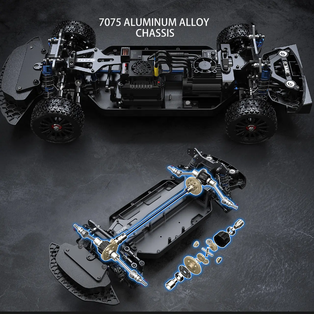 MJX MX-10303 MJX Hyper GO 10303 Citroen C3 WRC 1:10 4WD RTR Brushless Detail 4 MJX MX-10303 Detail 4