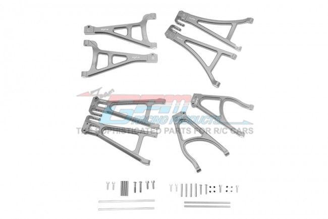 GPM ER24567GS E-Revo 2.0 Alu.-Querlenkerset vorne/hinten grau GPM ER24567GS