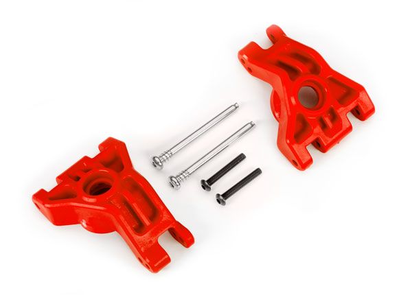 Traxxas 9050R Radträger hinten extreme heavy duty rot TRX9080 (2) Traxxas 9050R