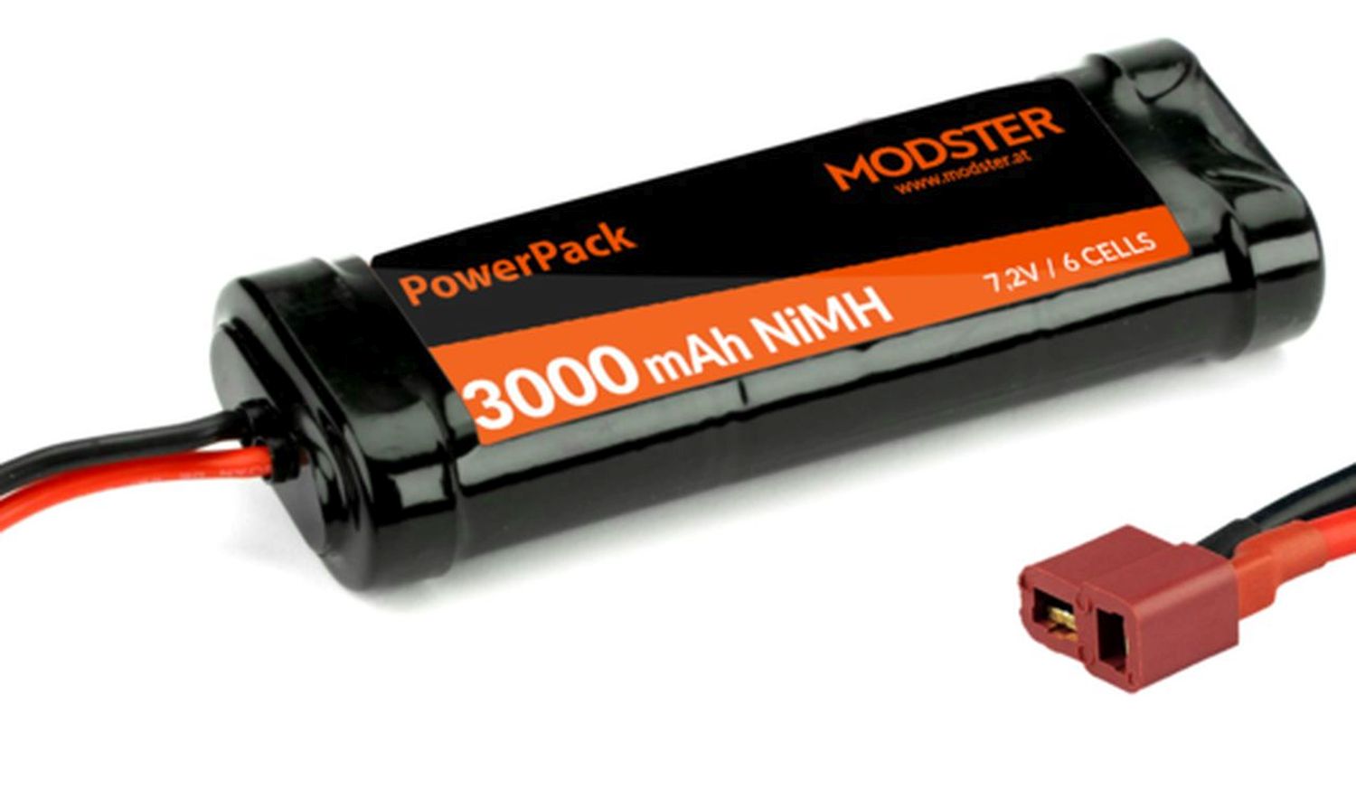 Modster MD10162 Racingpack 3000mAh NiMH 7,2V Deans Modster MD10162