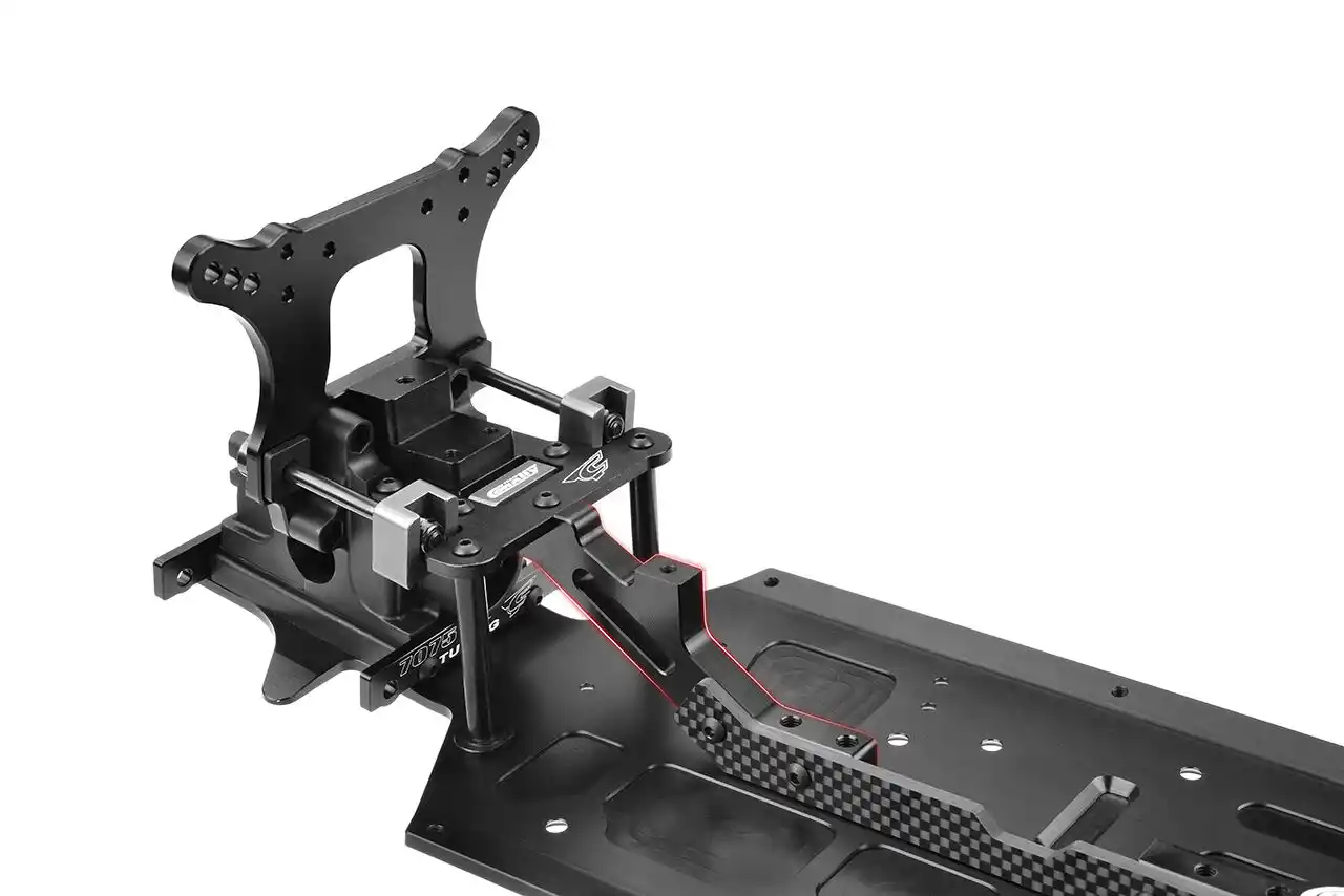 Corally C-00180-387-2 1:8 Alu.-Chassisstrebe V2 kurz vorne Detail 1 Corally C-00180-387-2 Detail 1