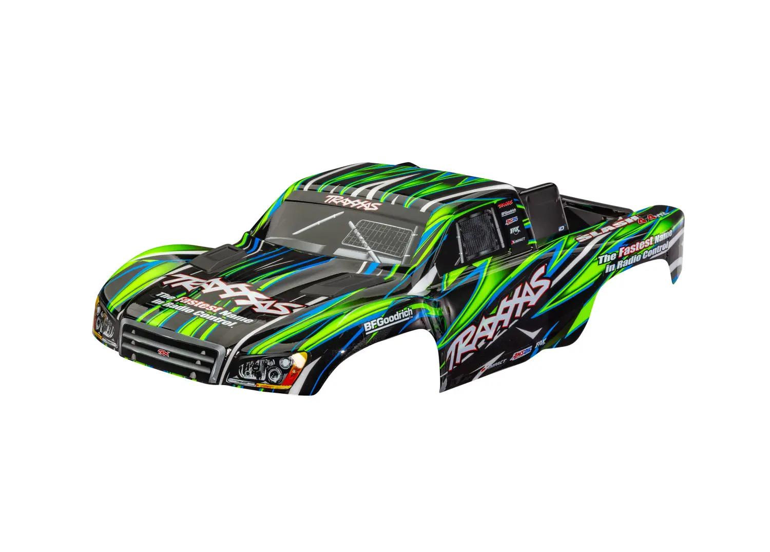 Traxxas 6946-GRN Slash 4x4 Karosserie clipless Traxxas 6946-GRN
