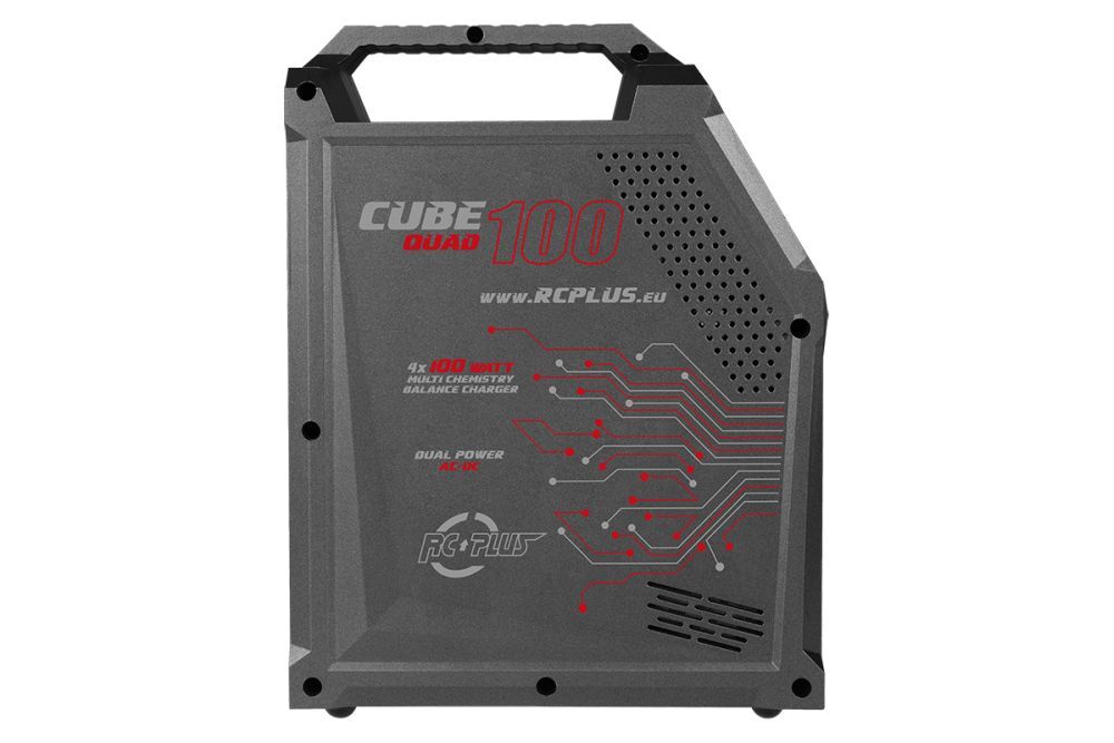 RC Plus RC-CHA-210 Cube 100 Quad Ladegerät AC/DC 4x100 Watt Detail 3 RC Plus RC-CHA-210 Detail 3