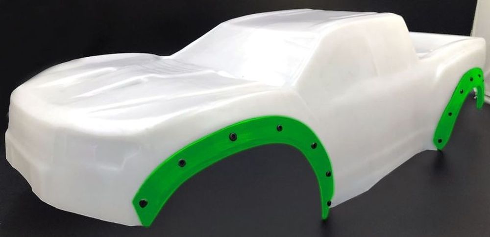 TMT Bodies TMTX8V2FLNG X-Maxx Fender Flares grün Detail 1 TMT Bodies TMTX8V2FLNG Detail 1