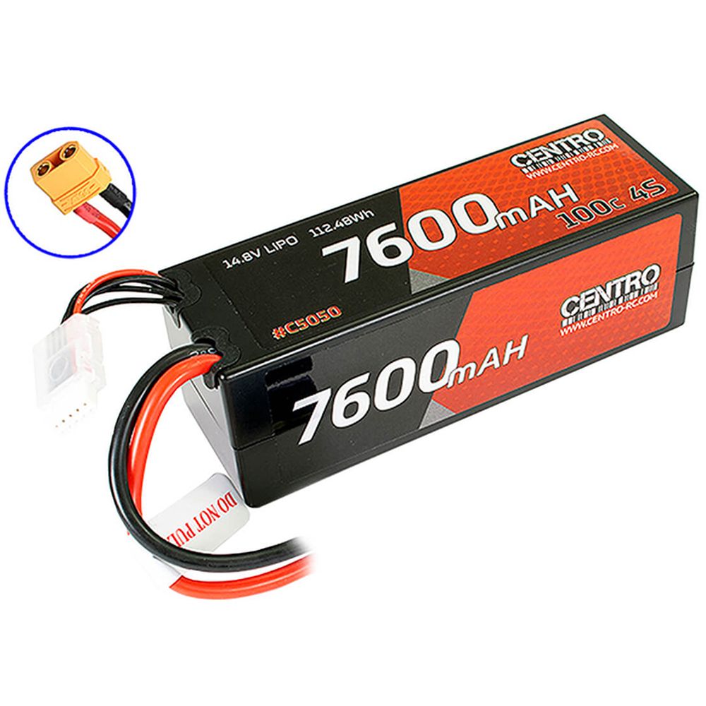 Centro C5050XT90 LiPo Akku 7600mAh 4S 14,8V 100C XT-90 Centro C5050XT90