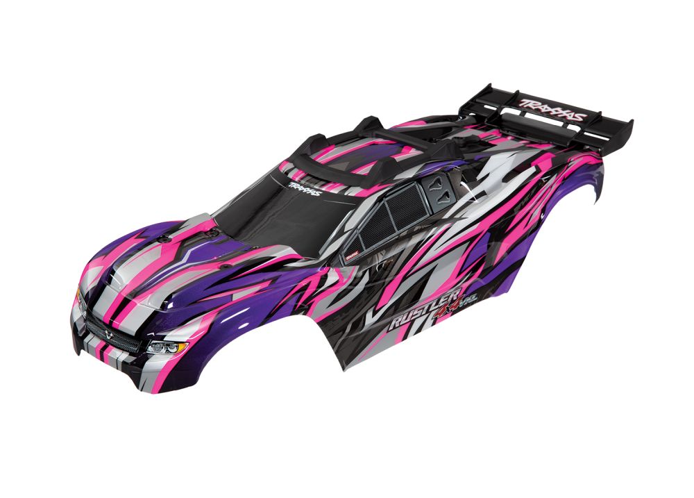 Traxxas 6717P Karosserie Rustler 4x4 VXL pink Traxxas 6717P