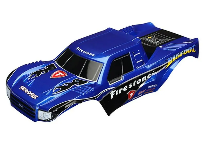 Traxxas 3658 Karosserie Bigfoot Firestone Lackiert + Aufkleber Traxxas 3658