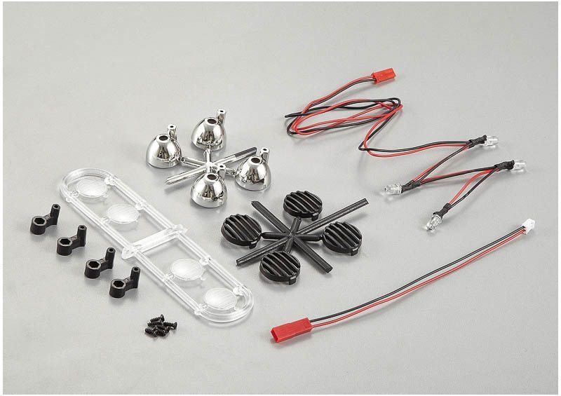 Killerbody KB48510 Suchscheinwerfer Set Chrome / Schwarz inkl. LED Killerbody KB48510