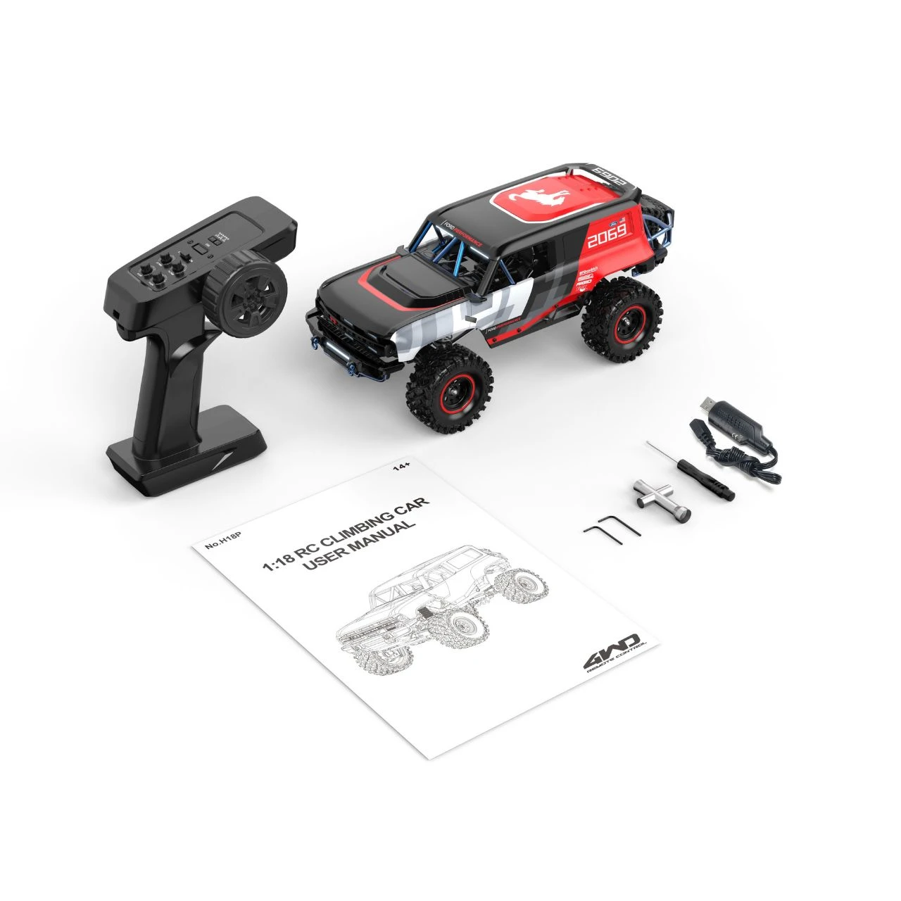 MJX MX-H18P MJX Hyper GO H18P 1:18 Brushless Crawler Ford Bronco R Detail 5 MJX MX-H18P Detail 5