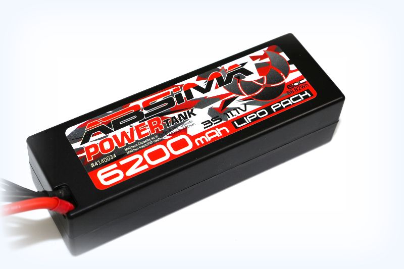 Absima 4140031 Power Tank LiPo Stick Pack 11,1V 60C 6200 Hardcase XT90 Absima 4140031