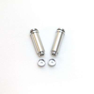 Team STRC ST3766S Alu.-Gehäuse für XXL-Dämpfer - silber (2) Team STRC ST3766S