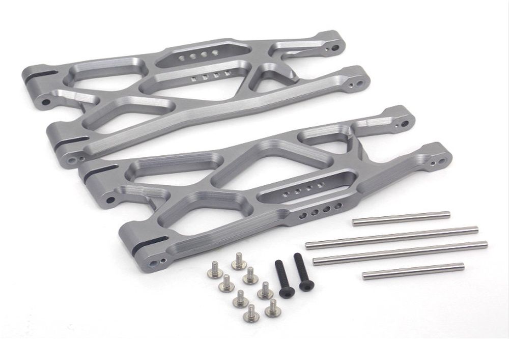 GPM TXM055F-RGS X-Maxx Alu.-Querlenker unten grau (2) GPM TXM055F-RGS