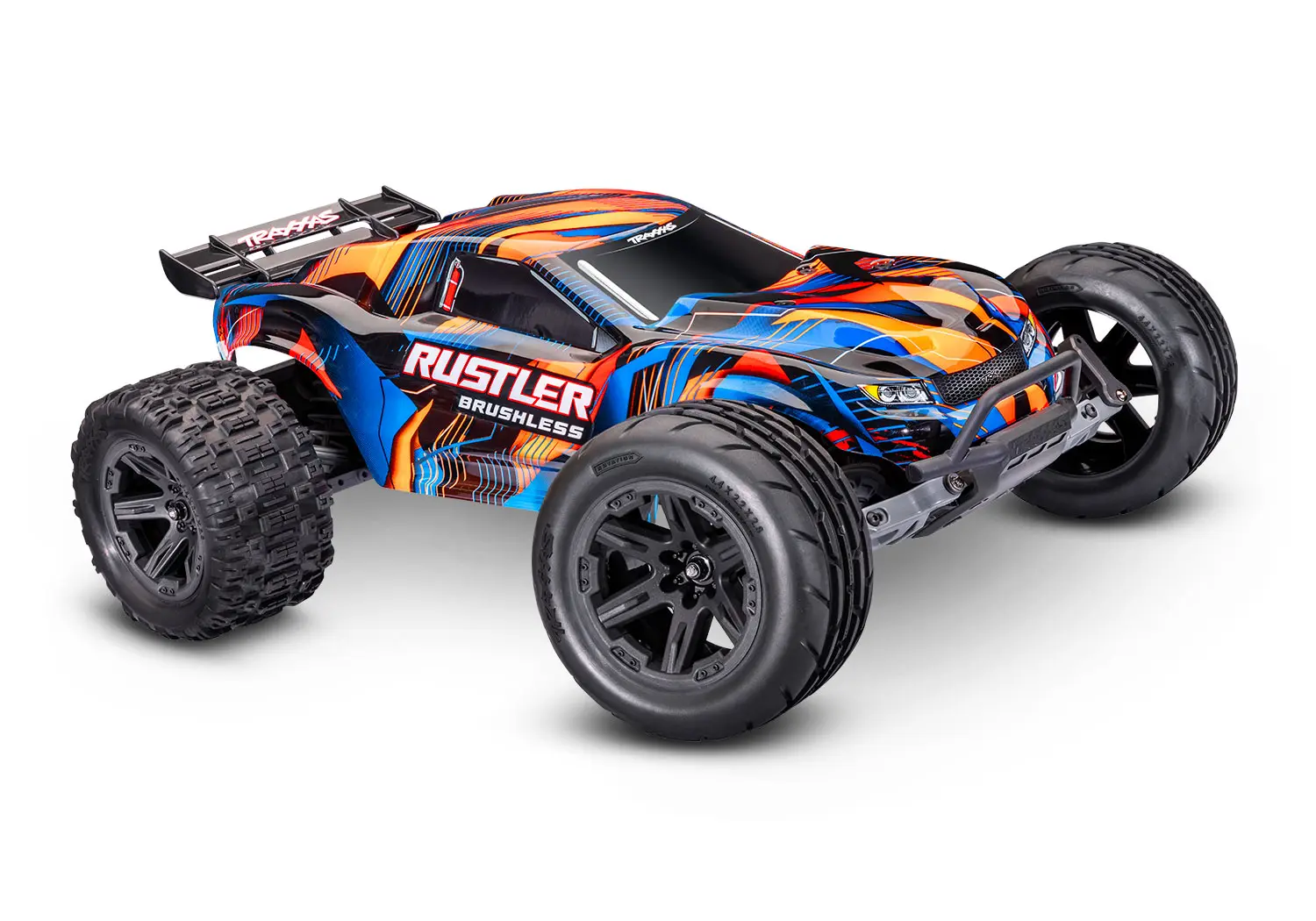 Traxxas 37454-4-ORNG Traxxas Rustler 2WD VX3 1/10 Stadium Truck RTR orange Traxxas 37454-4-ORNG