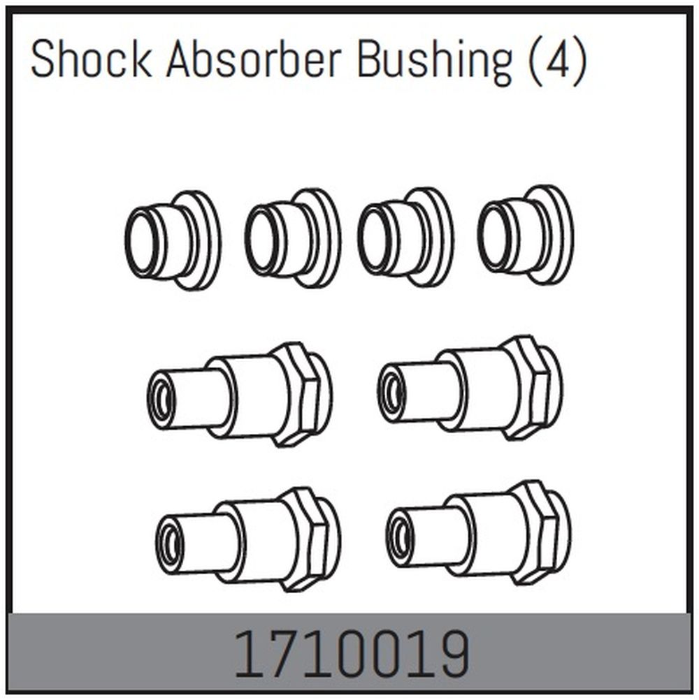 Absima 1710019 Sossdämpferaufnahmen (4) Absima 1710019