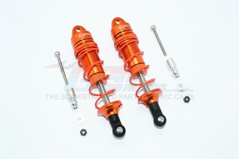 GPM MAS100FGSOR Typhon Alu.-Gewinde Stoßdämpfer vorne 100mm orange (2) GPM MAS100FGSOR