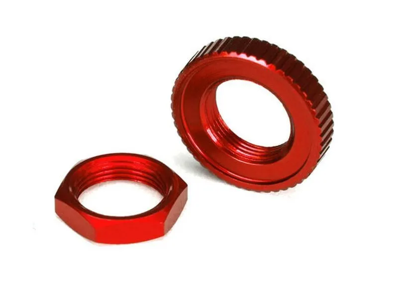 Traxxas 8345R Servo Saver Muttern Alu rot (1) Traxxas 8345R