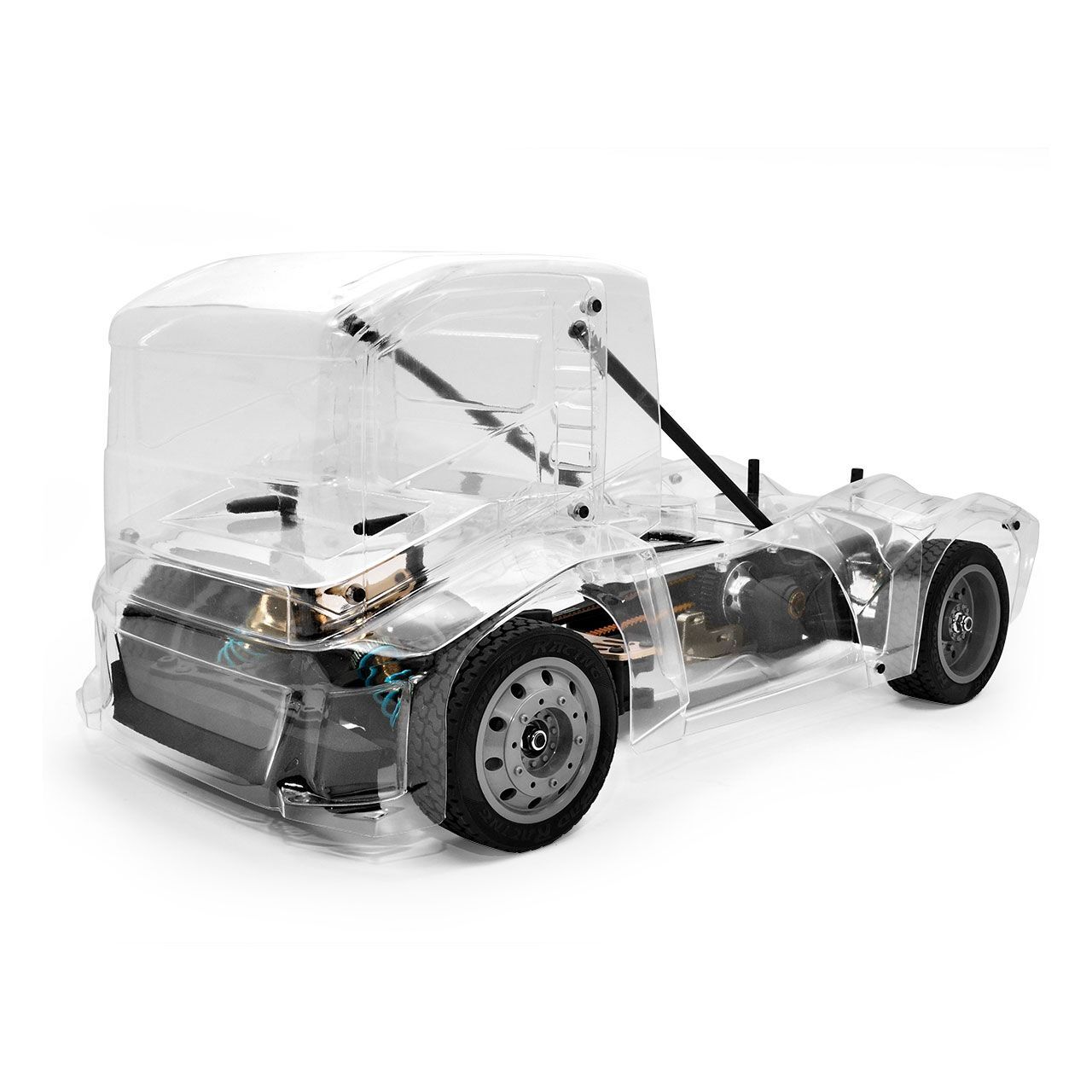Hobao GPX4E-CL 1:10 Hyper EPX Semi Truck On-Road ARR klare Karosserie Hobao GPX4E-CL