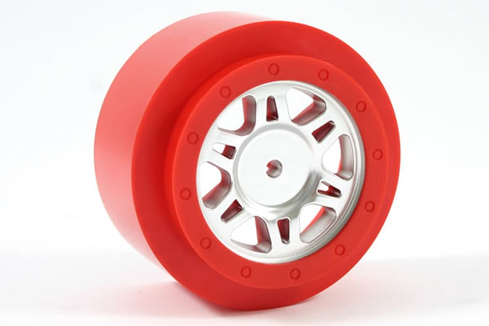 Fastrax FAST0148 Slash Felgen vorne chrome rot (2) Fastrax FAST0148