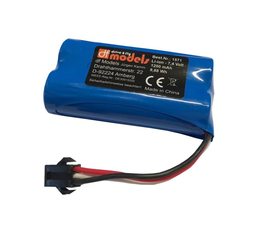 df Models 1571 Akku 7,4 Volt 1500mAh LiIon df Models 1571