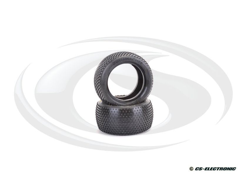 Schumacher U6820 1:10 Schumacher Mini Pin 1 Heckreifen 2,2" Silber (2) Schumacher U6820