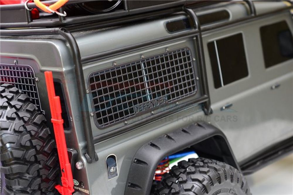 GPM TRX4ZSP12GS TRX-4 L.R. Alu.-Fensterschutz grau Detail 1 GPM TRX4ZSP12GS Detail 1