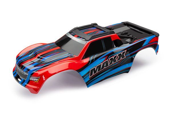 Traxxas 8911P Karosserie Maxx rot/blau lackiert Traxxas 8911P