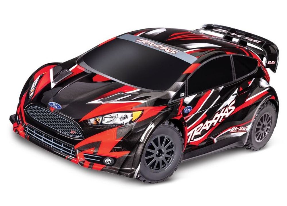 Traxxas 74154-4RED Ford Fiesta ST Rally BL-2S rot RTR 1:10 Traxxas 74154-4RED