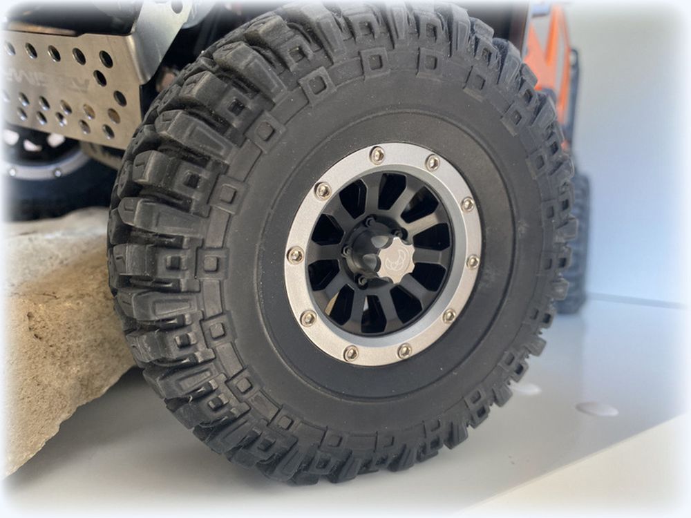 Absima 2560025 1:10 Radnabe M4 silber (4) Detail 1 Absima 2560025 Detail 1