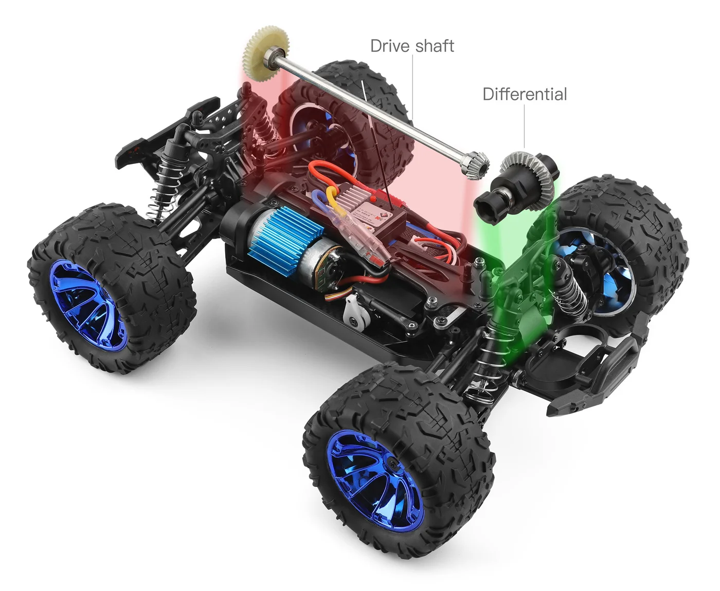 WL WL144018 WL 144018 4WD 390 Truck 1/14 RTR Detail 8 WL WL144018 Detail 8