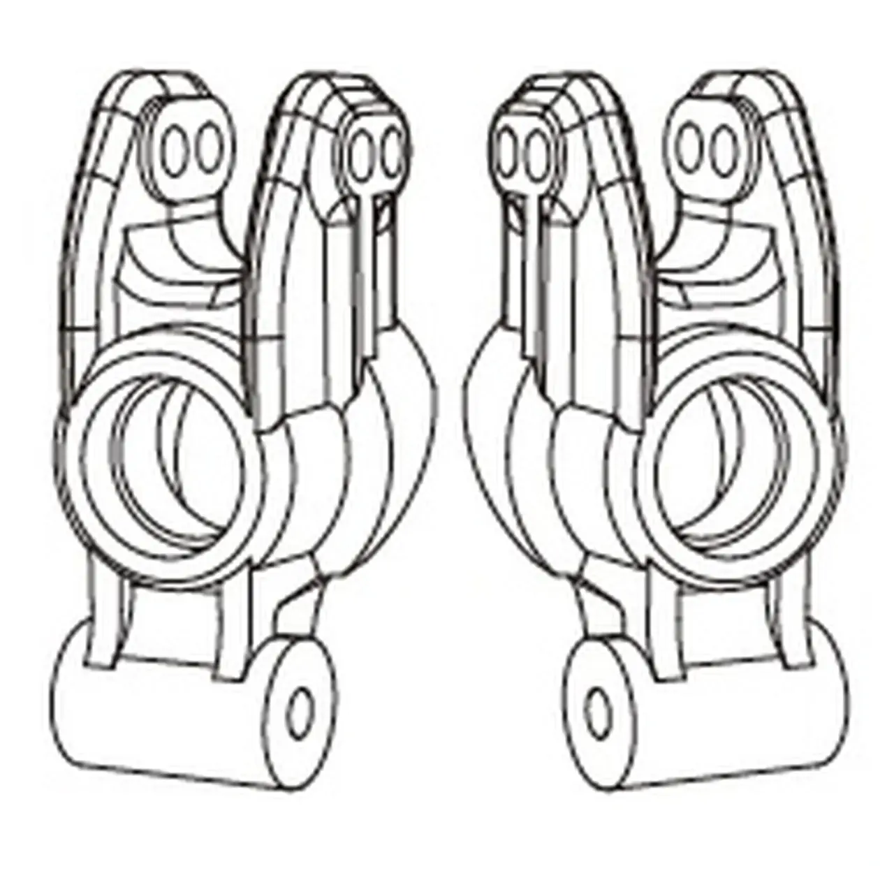 Amewi 012-P10264 Hintere Achsschenkel 1:10 Onroad Hyper Go Amewi 012-P10264