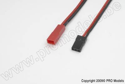 Promodels GF-1300-002 Adapter Kabel BEC Stecker - JR/HITEC Stecker, Silikon Kabel 20AWG (1St) Promodels GF-1300-002