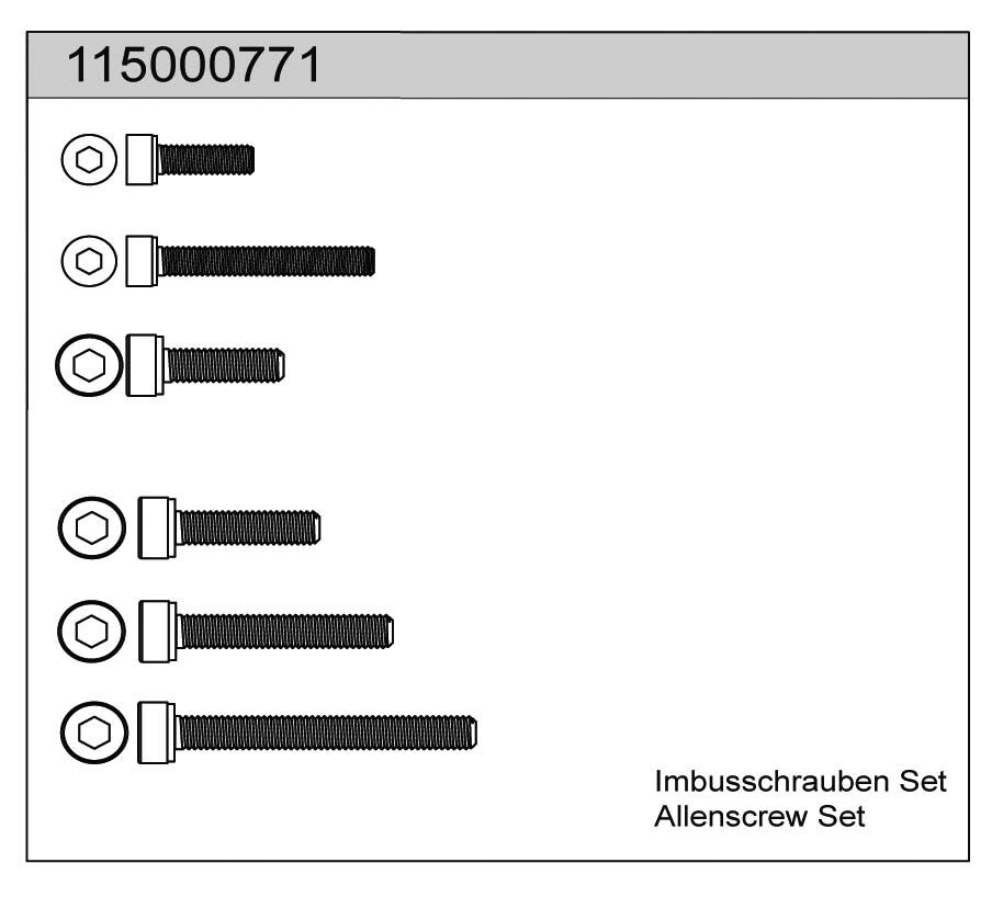 Ansmann Racing 115000771 Zylinderschrauben Set X8 - T08676 Ansmann Racing 115000771